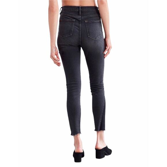 BDG Twig High Rise Cropped Two Tone Black Jeans - Picture 3 of 15